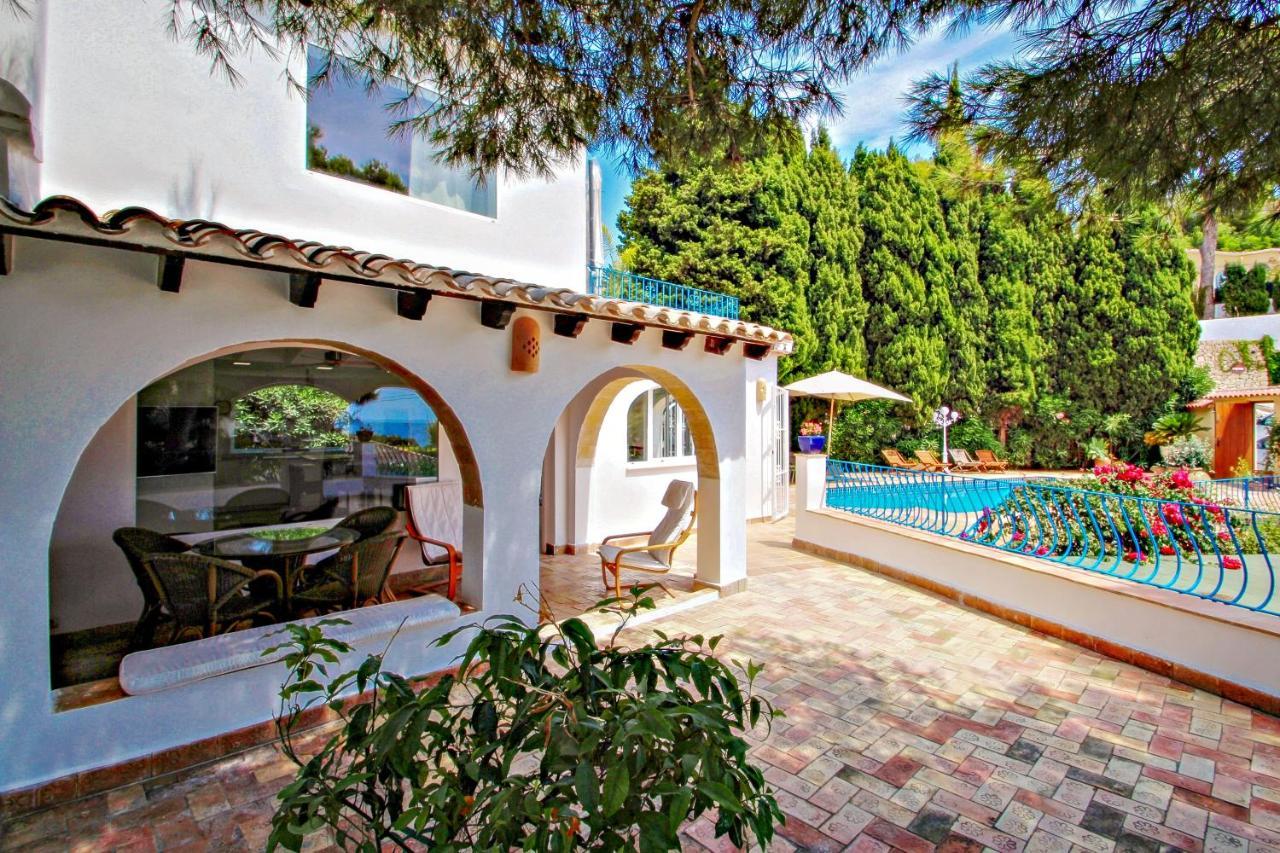 Los Terribles - Sea View Villa With Private Pool In Benissa Bagian luar foto