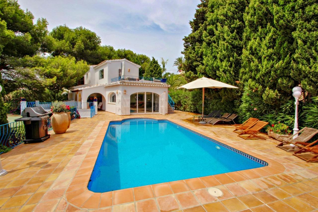Los Terribles - Sea View Villa With Private Pool In Benissa Bagian luar foto